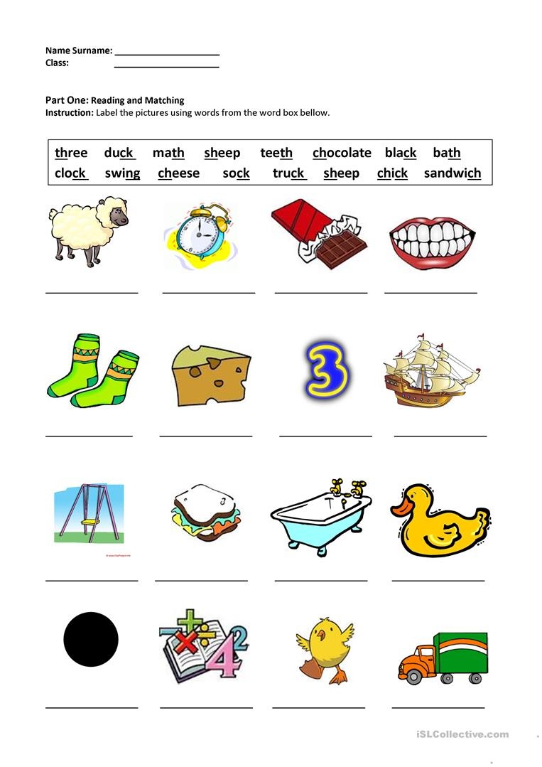 Free Printable Ch Digraph Worksheets - Free Printable