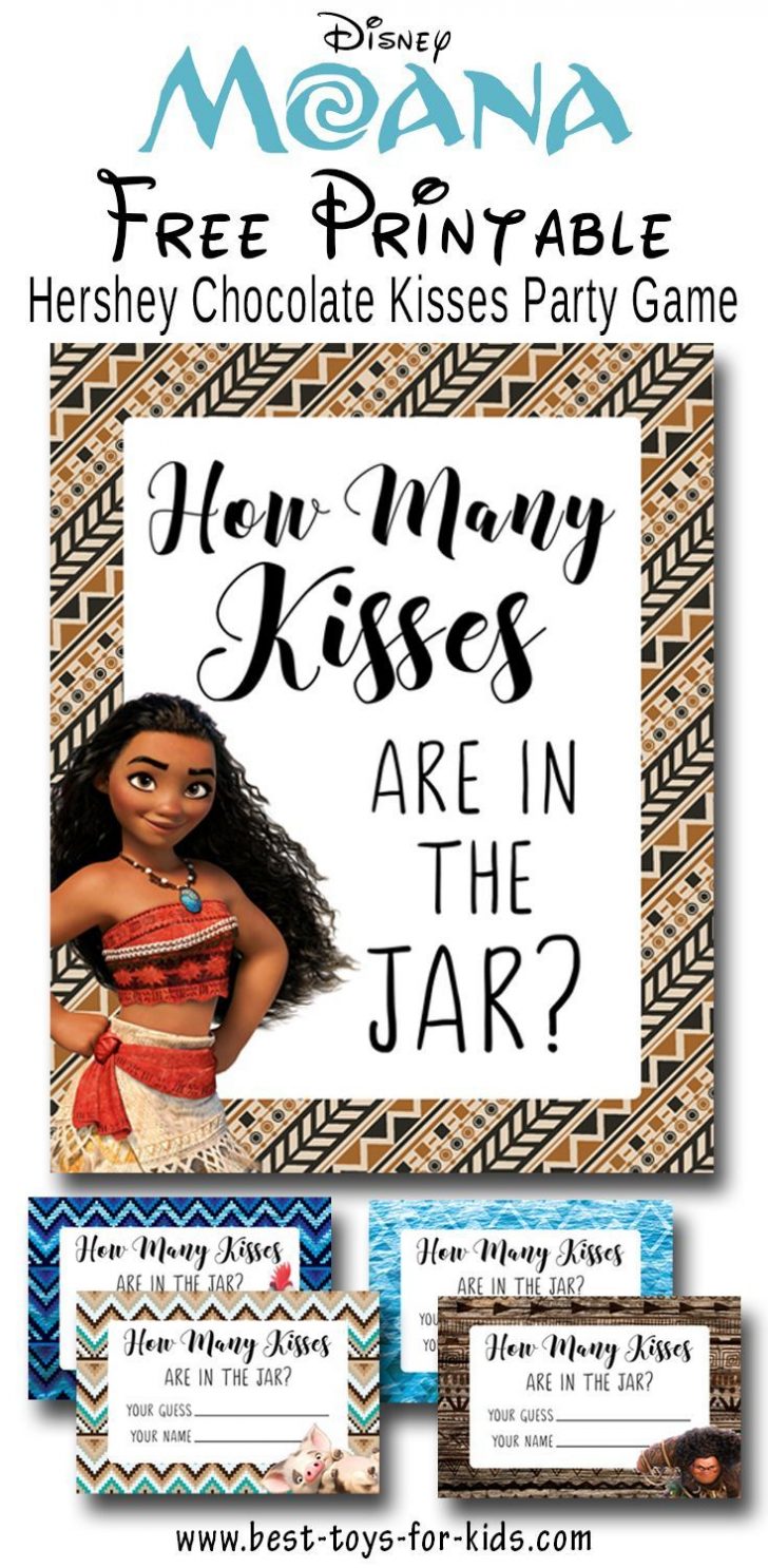 How Many Kisses Game Free Printable