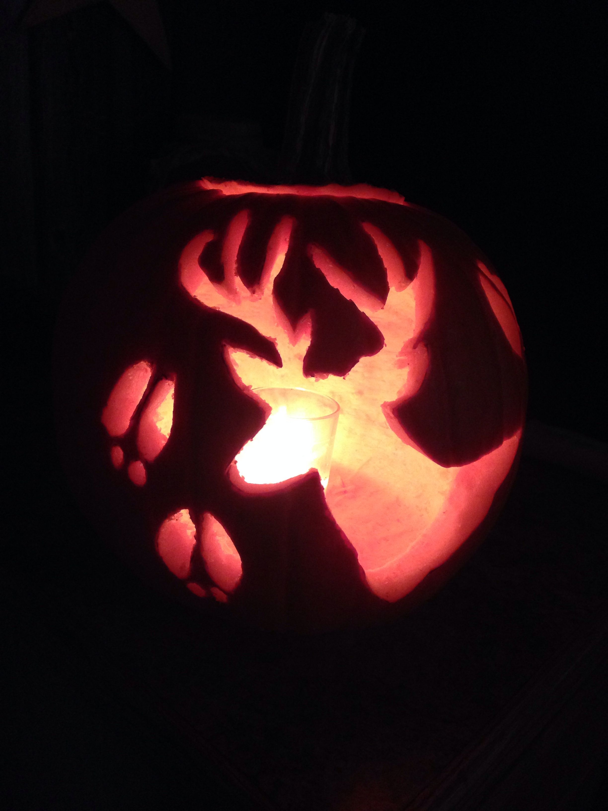 Printable Deer Pumpkin Carving Stencils