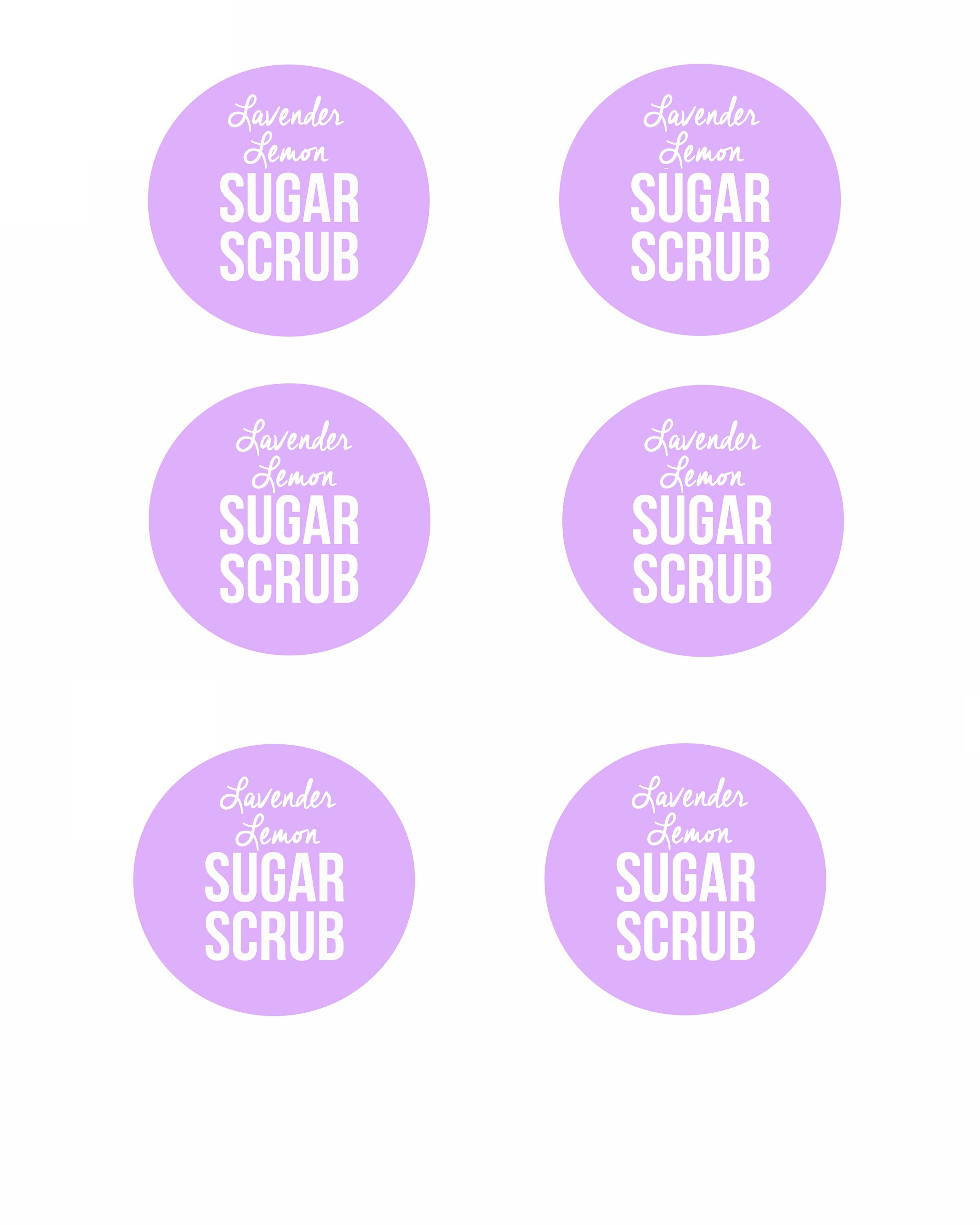 Diy Essential Oils Make &amp;amp; Take Party | Cool Crafty Ideas | Lavender - Free Printable Sugar Scrub Labels