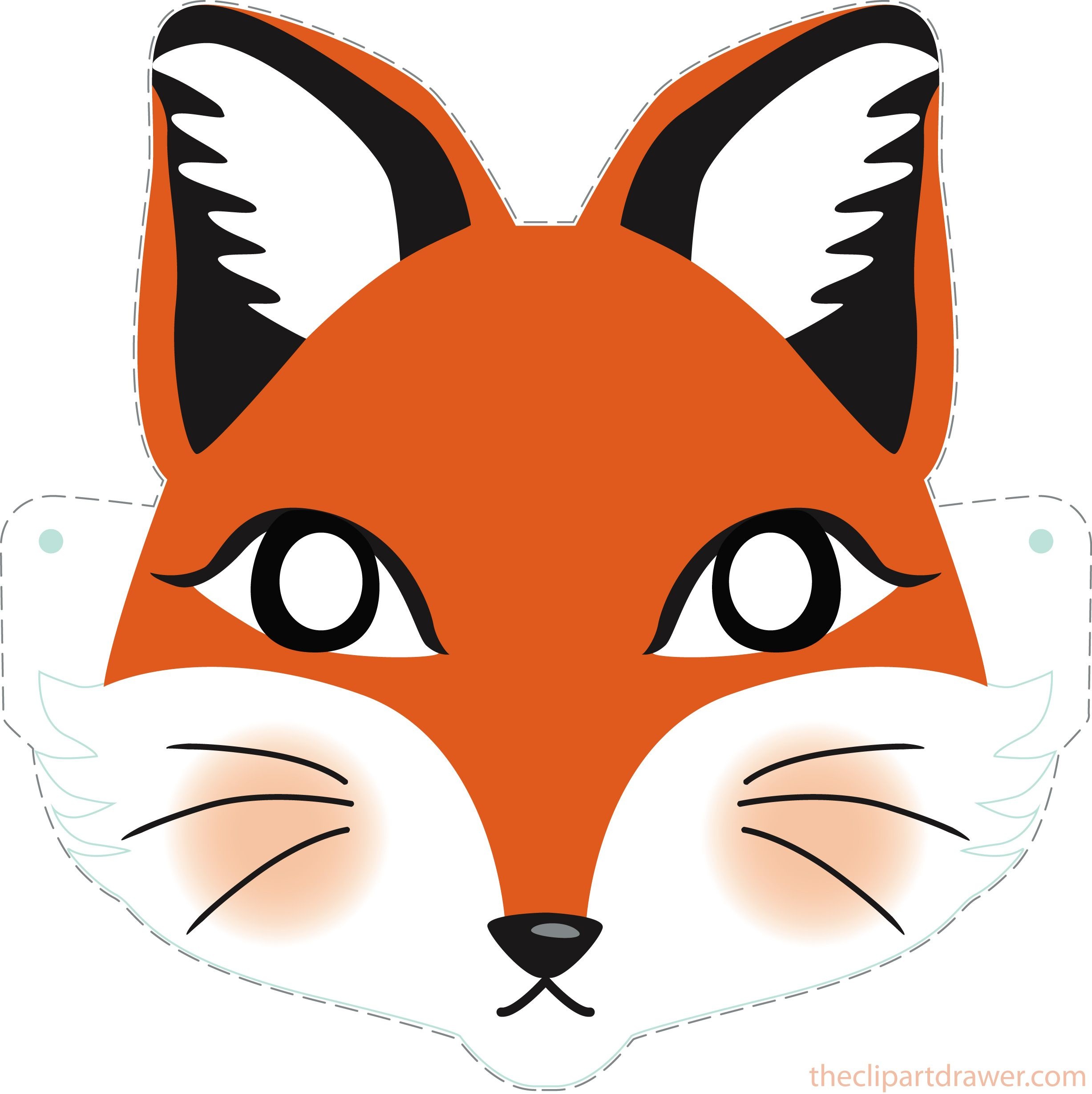 Free Printable Fox Mask