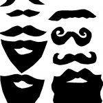 Diy Photo Booth Moustache And Beard Props With Printable | Card   Free Printable Mustache