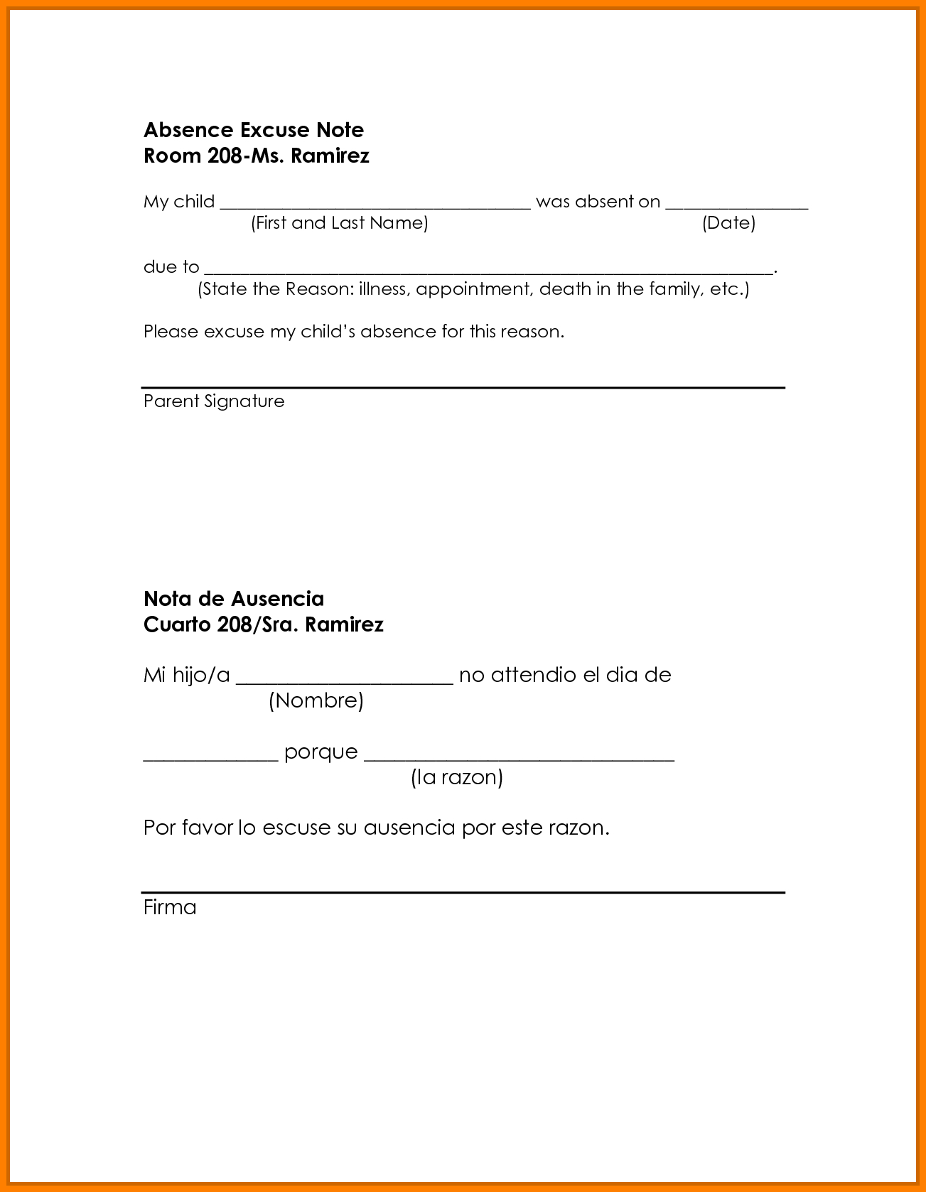 Free Printable Dr Excuses Forms Printable Forms Free Online