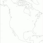 Download Free North America Maps   Free Printable Outline Map Of North America