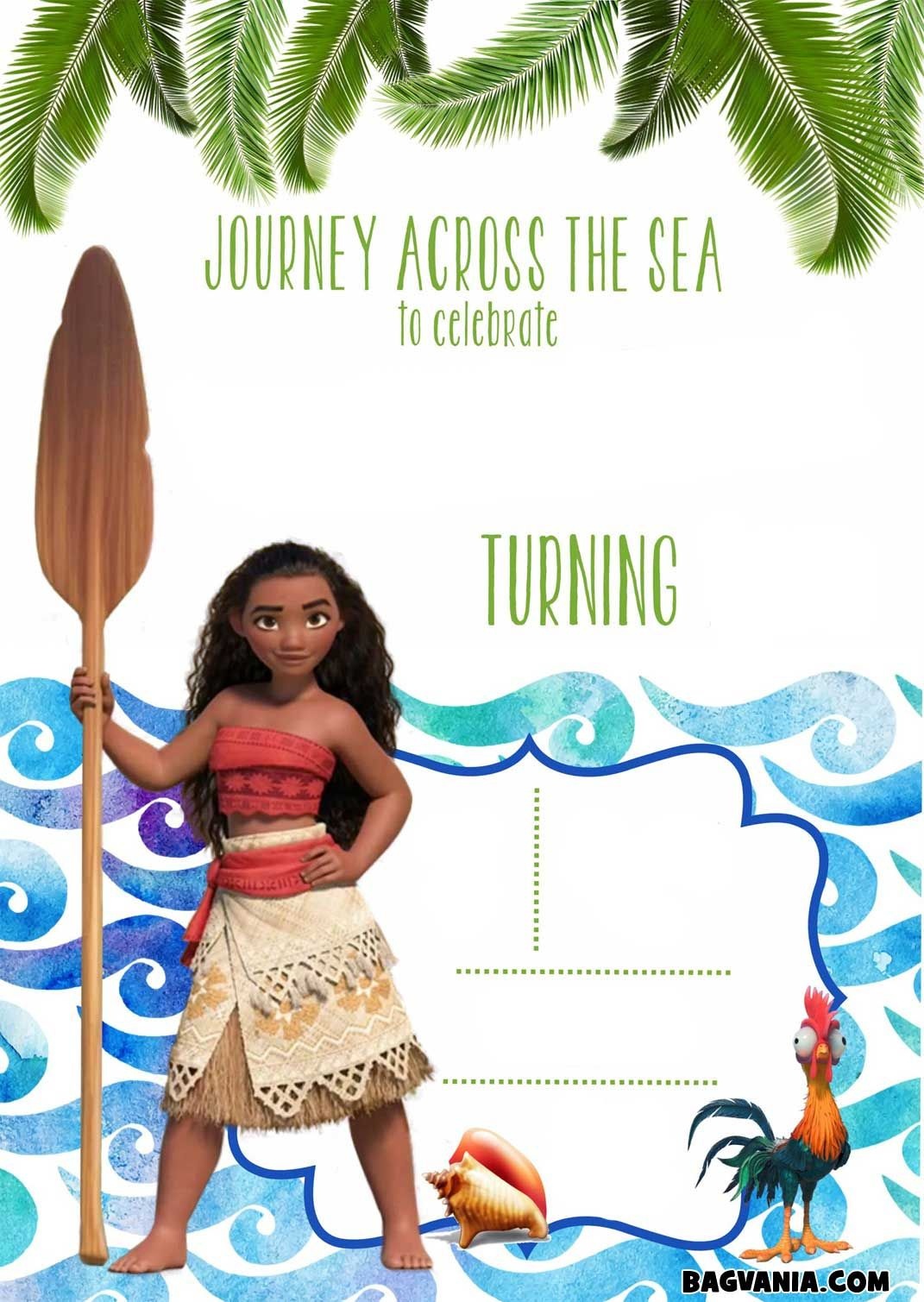 Free Printable Moana Birthday Cards Printable Templates