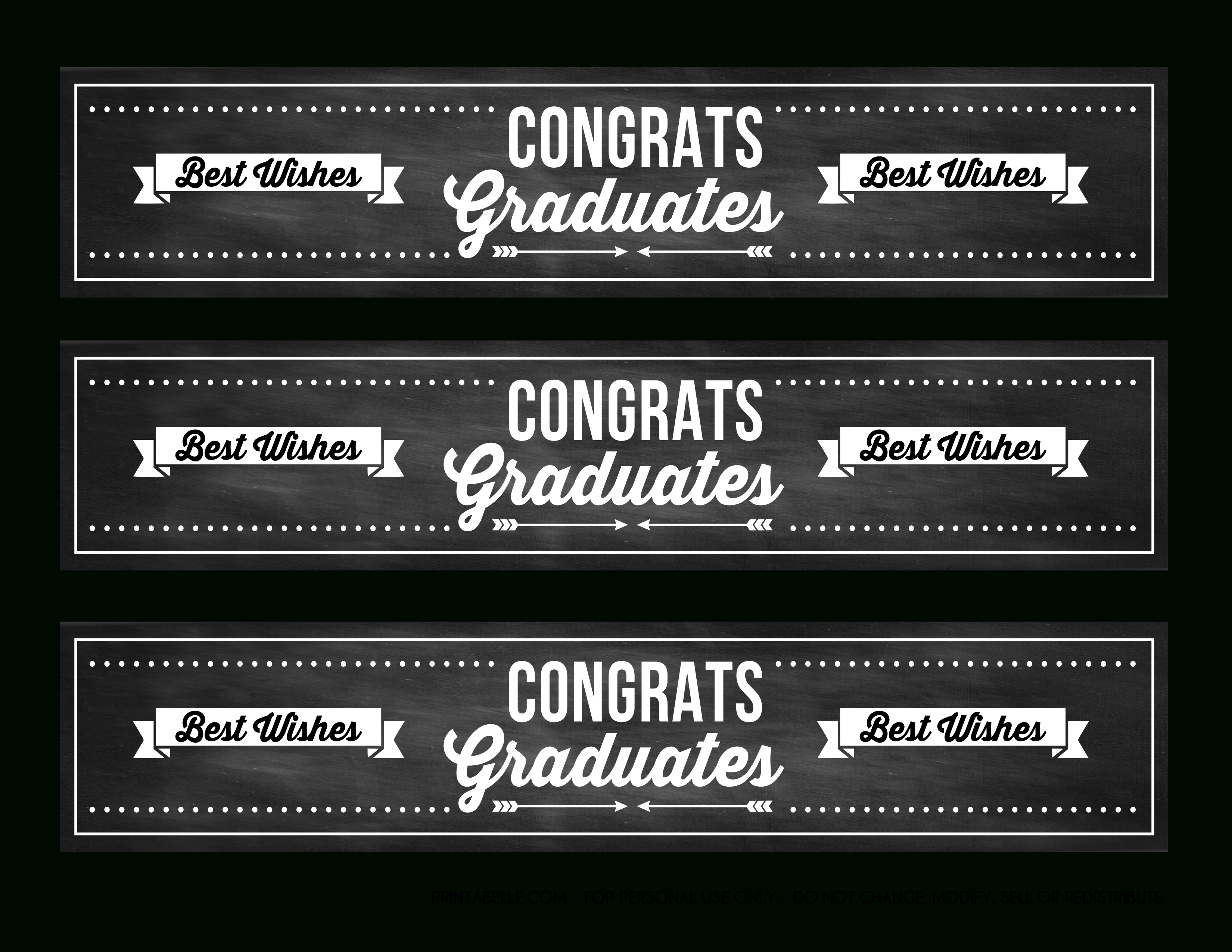 Download These Free Graduation Chalkboard Party Printables! | Catch - Free Printable Water Bottle Labels Graduation