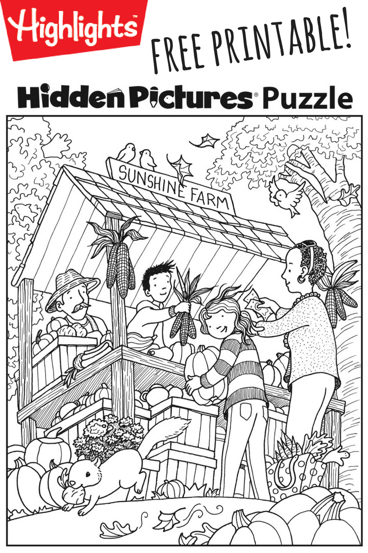 Download This Festive Fall Free Printable Hidden Pictures Puzzle To - Free Printable Hidden Pictures For Adults