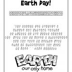 Earth Day Cryptogram Puzzle Solution | Class Decorations | Earth Day   Free Printable Cryptograms With Answers