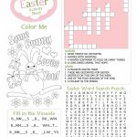 Easter Kids Activity Sheet Free Printable From Wasootch 791X1024   Free Printable Easter Puzzles For Adults
