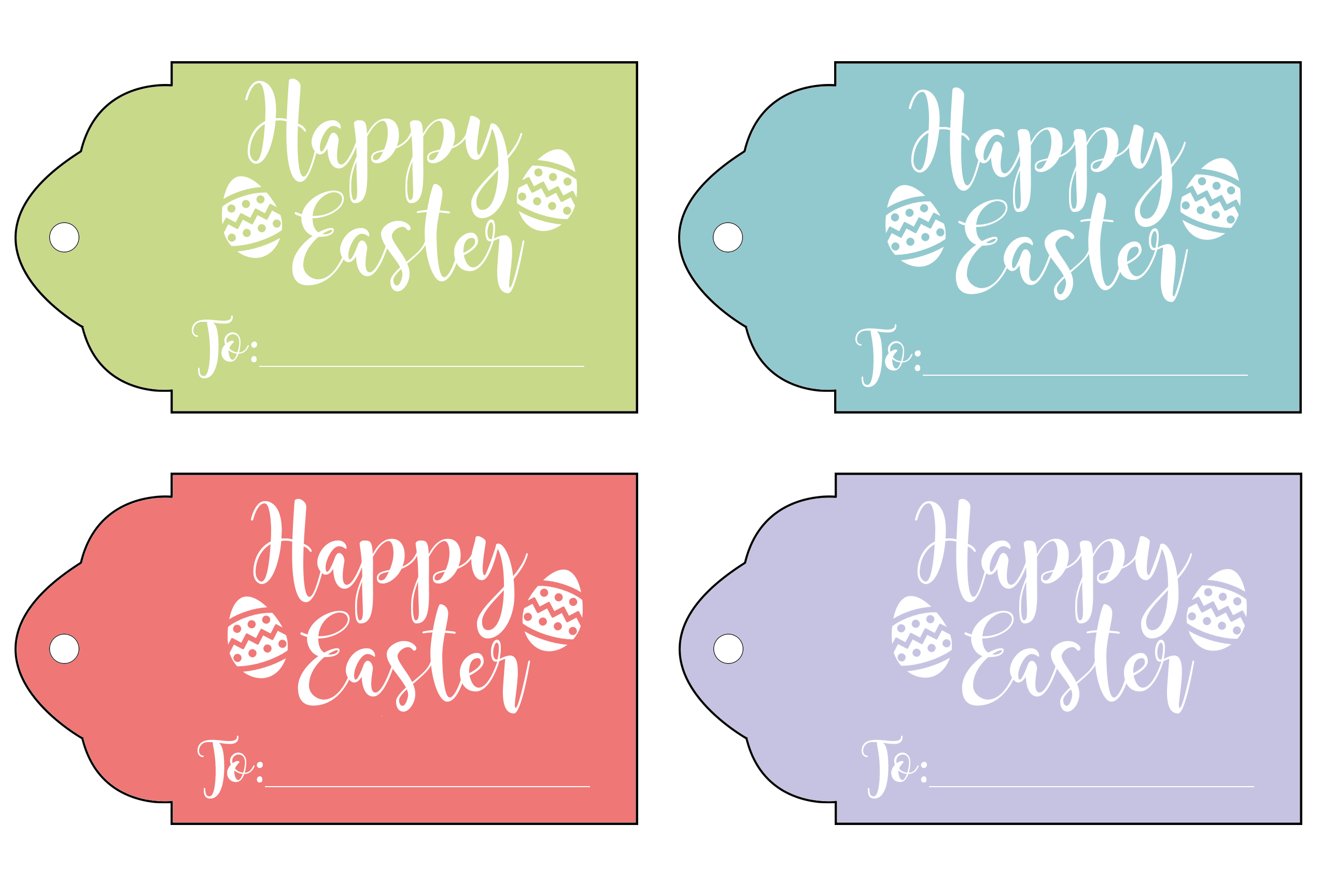 Easter Tags Free Printables – Hd Easter Images - Free Printable Easter Tags