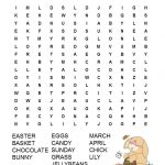 Easter Word Search Free Printable | Work Things | Easter Worksheets   Free Printable Religious Easter Word Searches