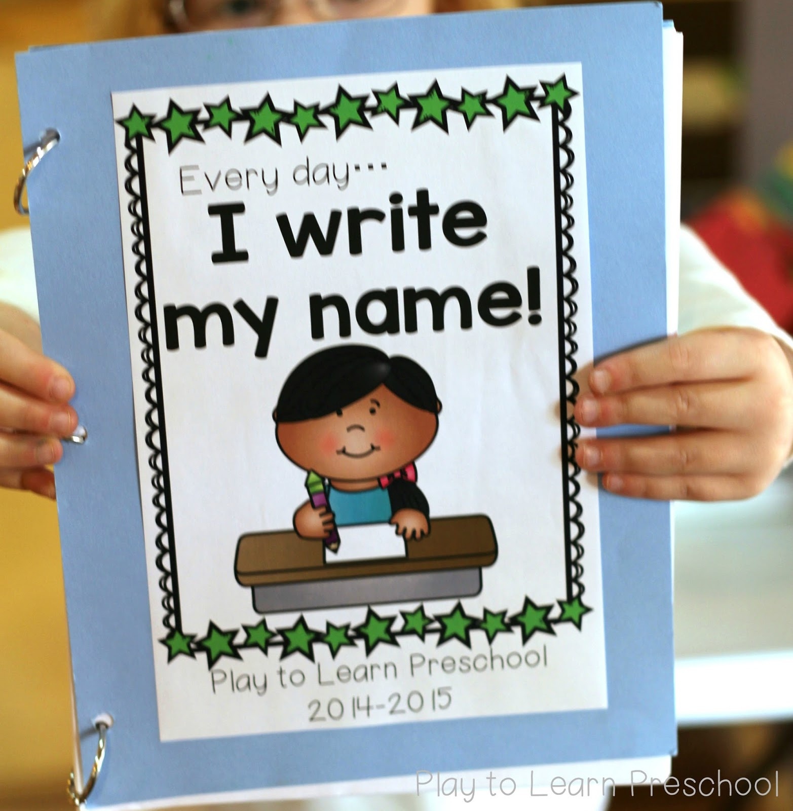 Easy Name Practice - Free Printable Pre K Reading Books