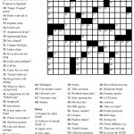 Easy Printable Crossword Puzzels   Infocap Ltd.   Free Printable Crosswords Easy
