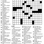Easy Printable Crossword Puzzles | Crosswords Puzzles | Printable   Free Printable Crossword Puzzles Medium Difficulty