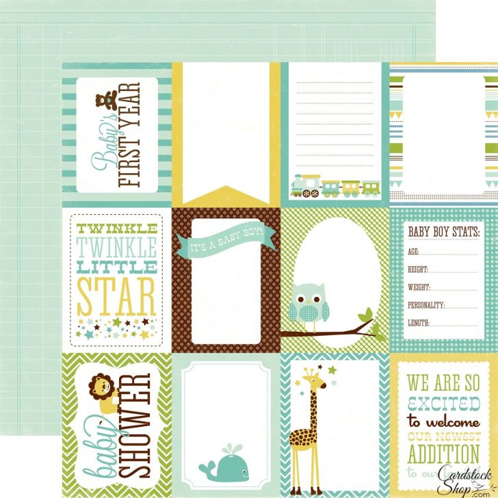 Free Printable Baby Scrapbook Pages