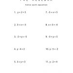 Eighth Grade Pre Algebra Worksheets | Ed Natural   Free Printable 8Th Grade Algebra Worksheets