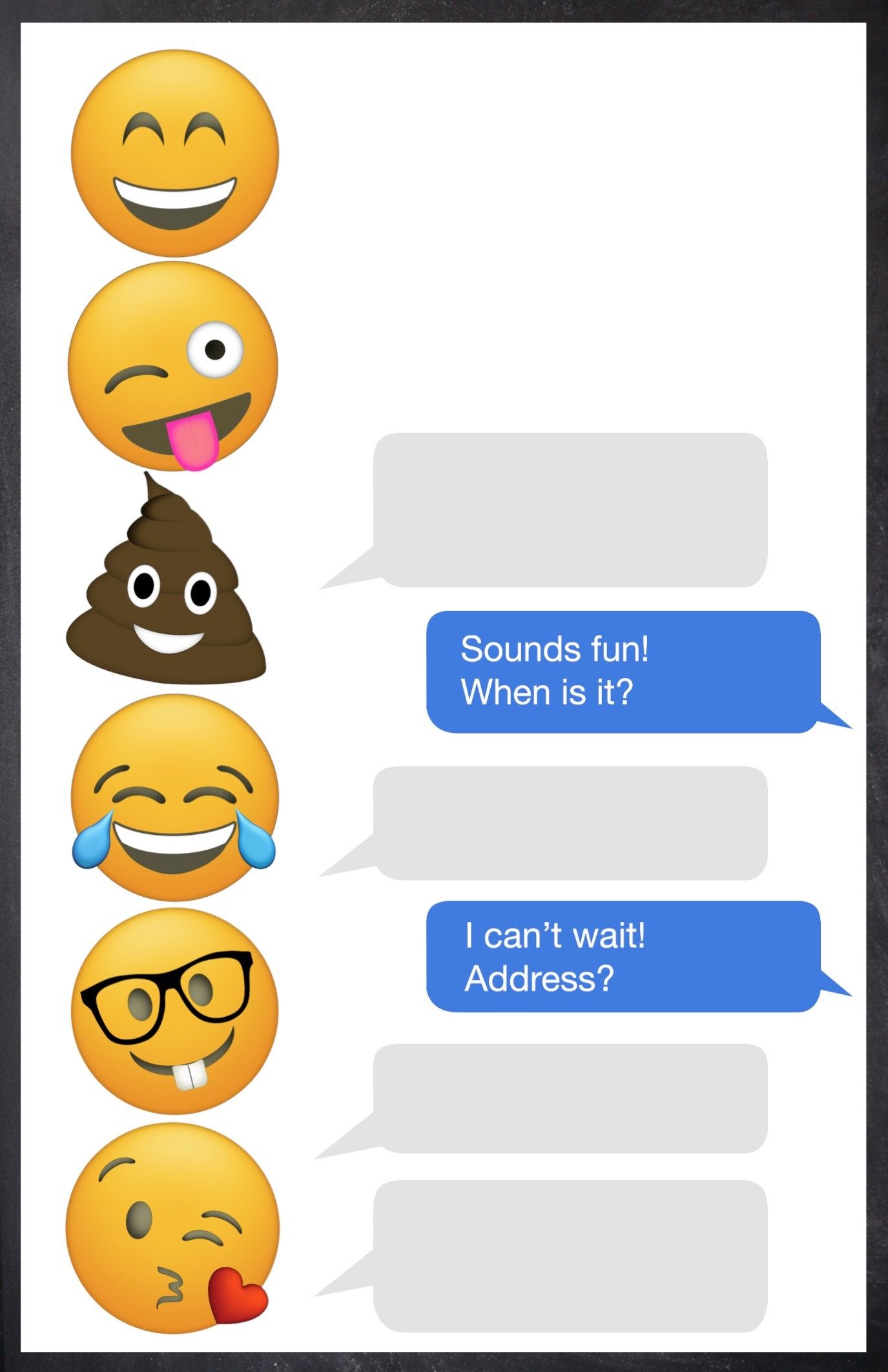 Free Printable Emoji B Day Invites Free Printable