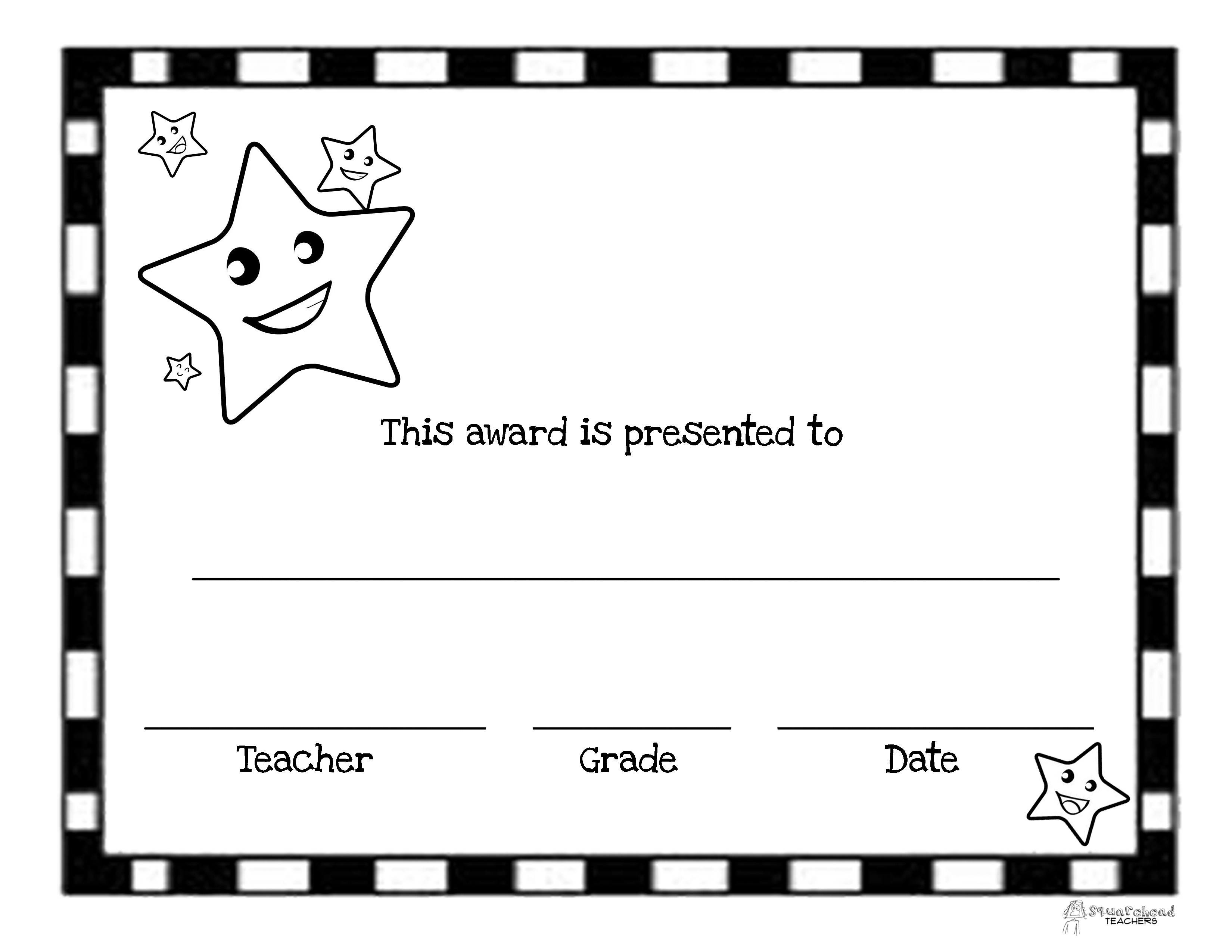 End Of The Year Awards (44 Printable Certificates) | Squarehead Teachers - Free Printable Certificates For Teachers