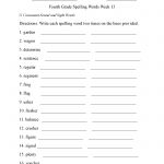 English Worksheets | Spelling Worksheets   Free Printable Spelling Worksheets For 5Th Grade