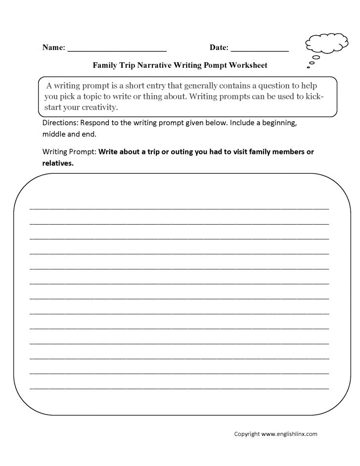 Free Printable Writing Prompts For Middle School