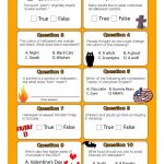 Esl Halloween Quiz Worksheet For English Class Worksheet   Free Esl   Free Printable Halloween Quiz