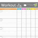 Exercise Tracker Chart   Kaza.psstech.co   Free Printable Walking Log