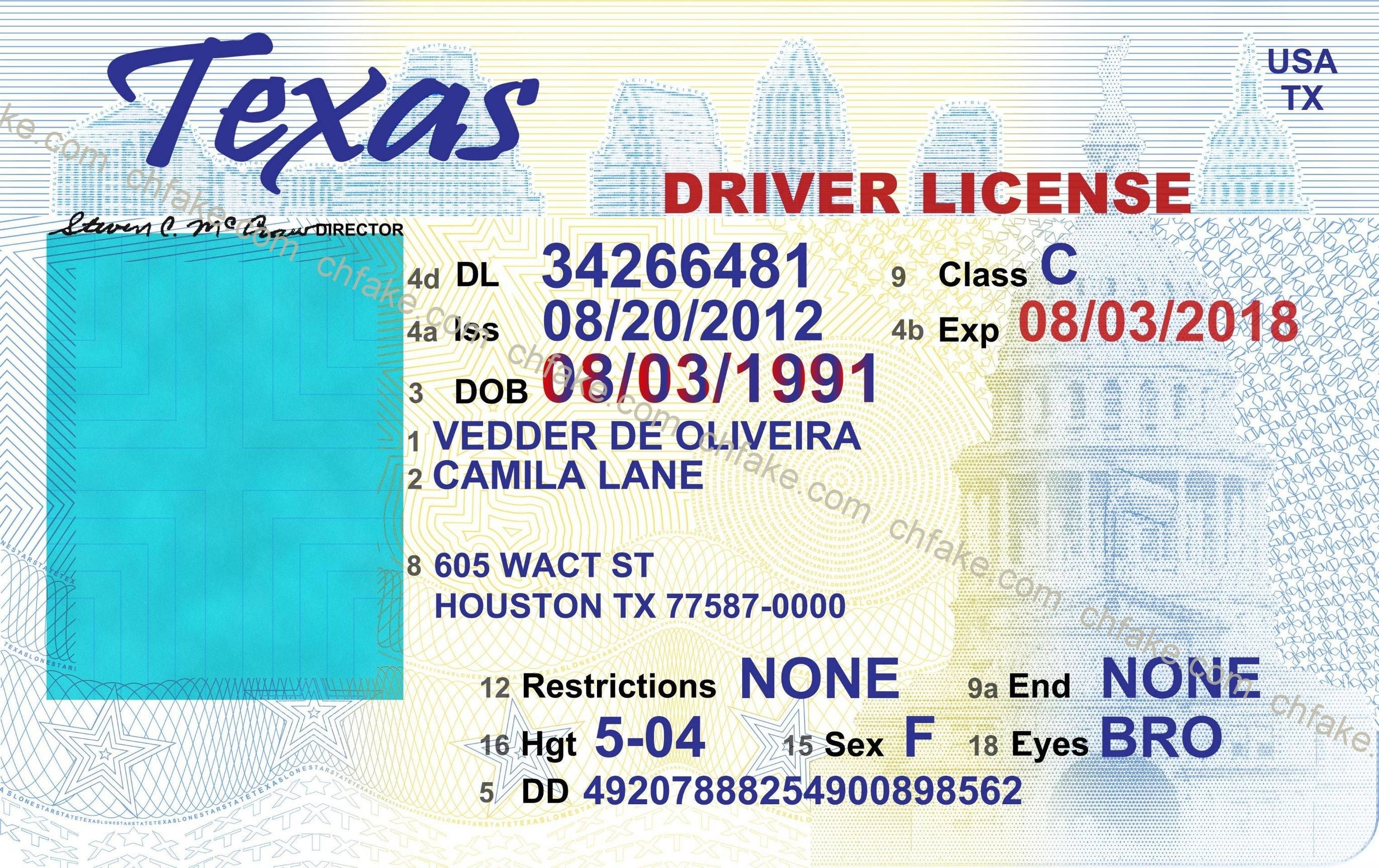 Fake Beepmunk Free Drivers Template Printable License Texas Download - Free Printable Fake Drivers License