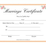 Fake Marriage Certificate | Fake Marriage Certificate | Marriage   Fake Marriage Certificate Printable Free