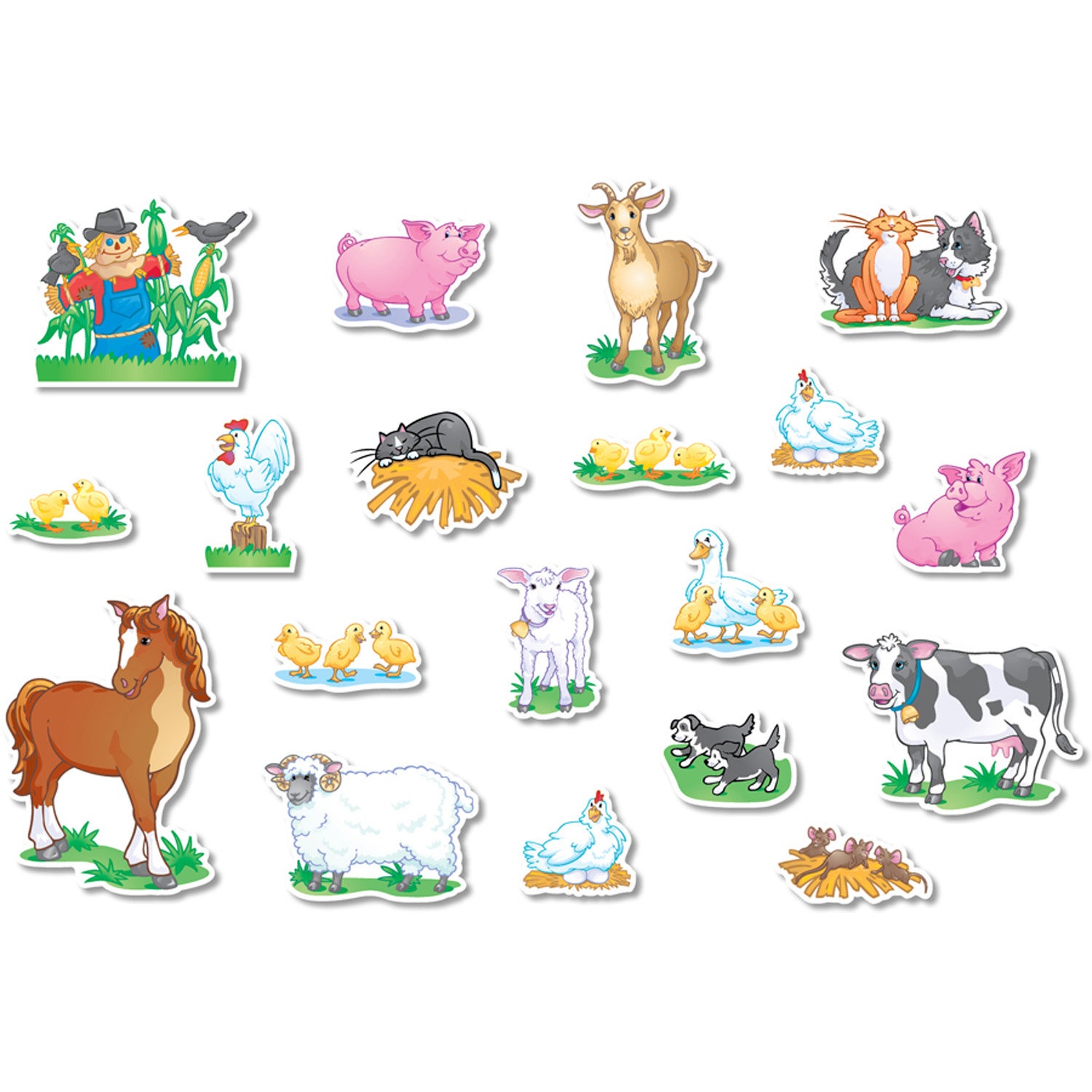 Farm Animals Cut Outs