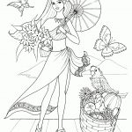 Fashionable Girls Coloring Pages 1.gif (1533×2076) | Digi Art   Free Printable Coloring Pages For Girls