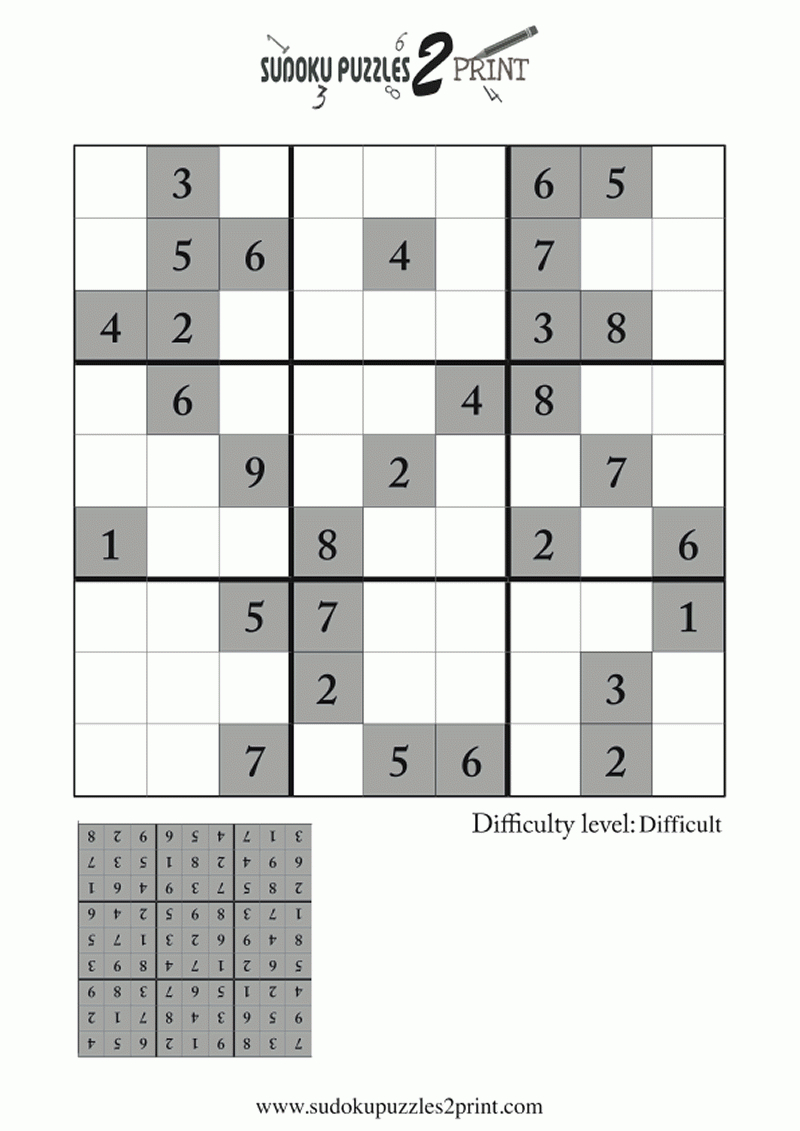 sudoku puzzles with answers