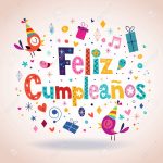 Feliz Cumpleanos   Happy Birthday In Spanish Card Royalty Free   Free Printable Happy Birthday Cards In Spanish