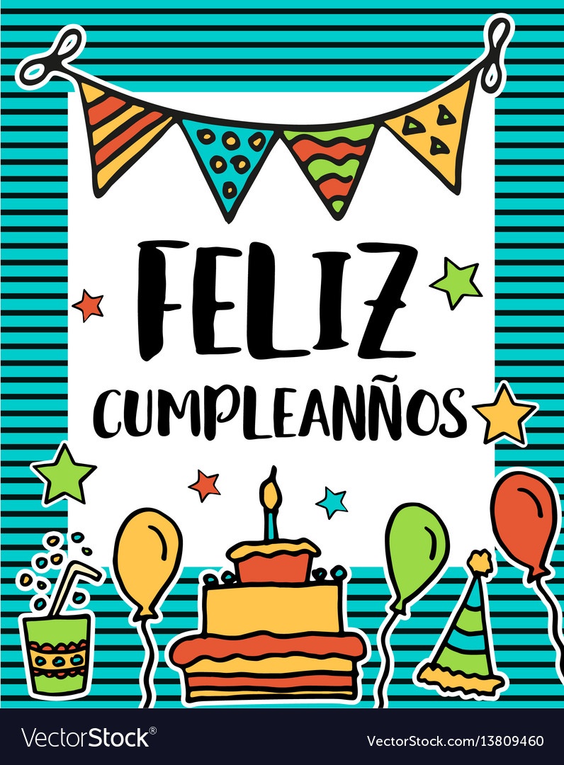 Free Printable Spanish Birthday Cards Printable Printable Templates