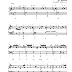 Fight Songrachel Platten Piano Sheet Music | Intermediate Level   Free Piano Sheet Music Online Printable Popular Songs
