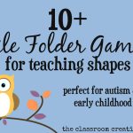 File Folder Games For Teaching Shapes   Free Printable File Folders For Preschoolers