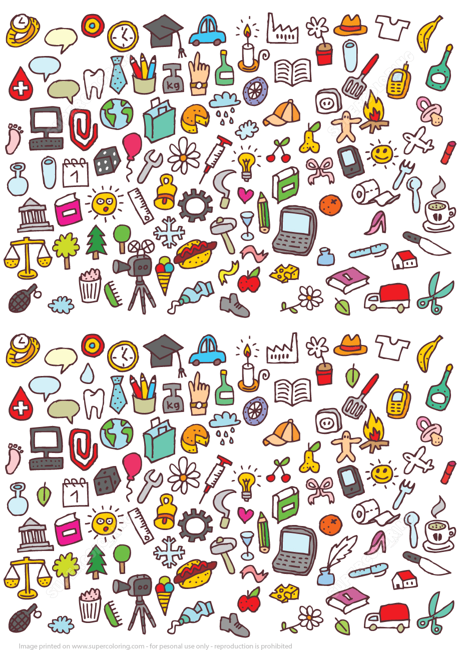 Spot The Difference Free Printable Printable Word Searches