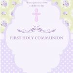 First Communion Invitation Cards | Coolest Invitation Templates   Free Printable First Communion Invitation Templates