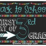 First Day Of Second Grade Printable Sign – Androidstarter.club   First Day Of Second Grade Free Printable Sign
