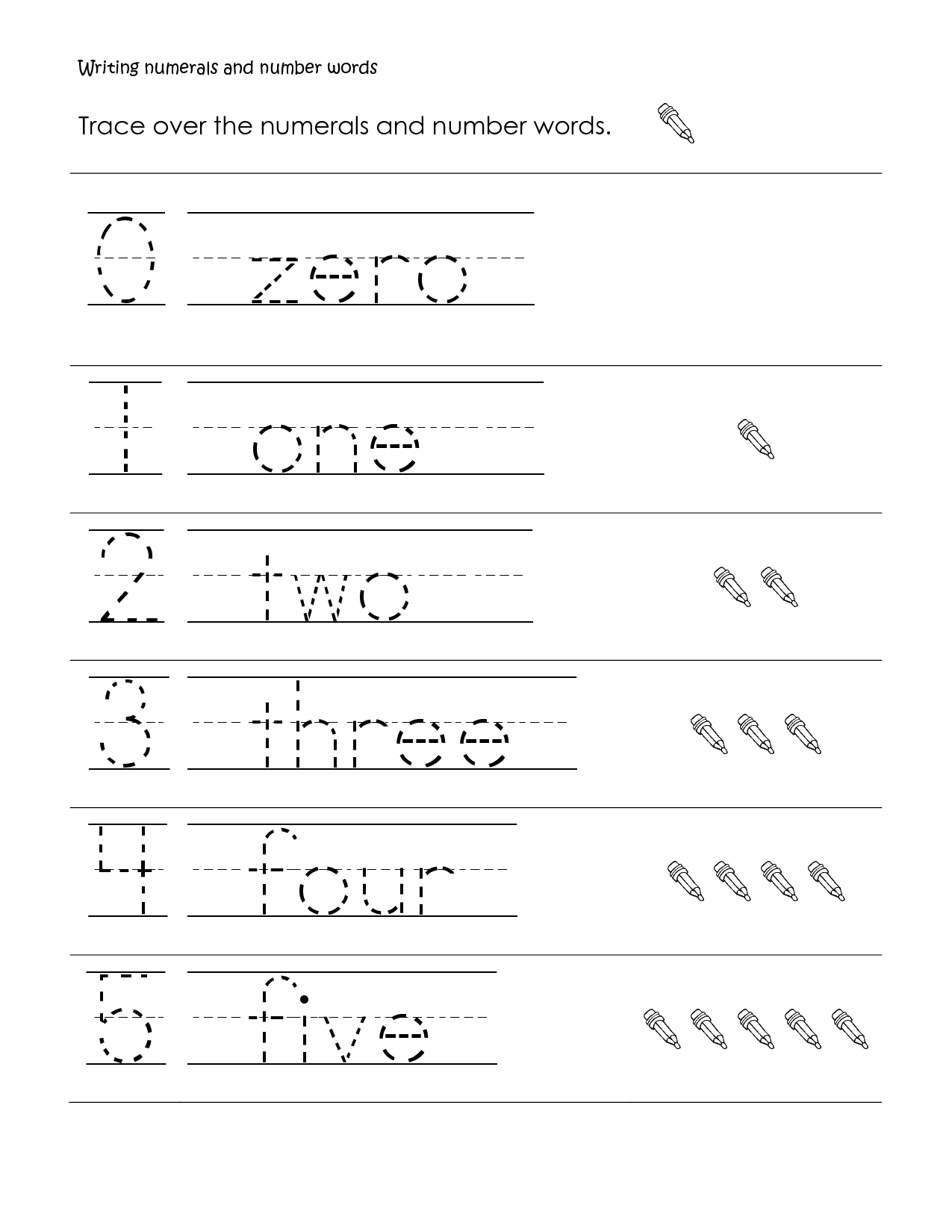 First Grade Math | First Grade Math Worksheet, Writing Numbers And - Free Printable Language Arts Worksheets For 1St Grade