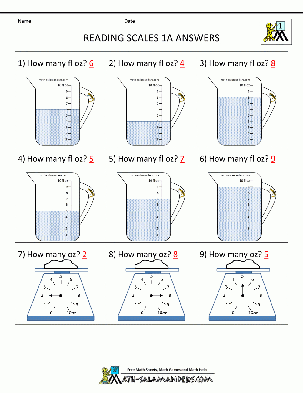 First Grade Measurement Worksheets - Free Printable Measurement Worksheets Grade 1