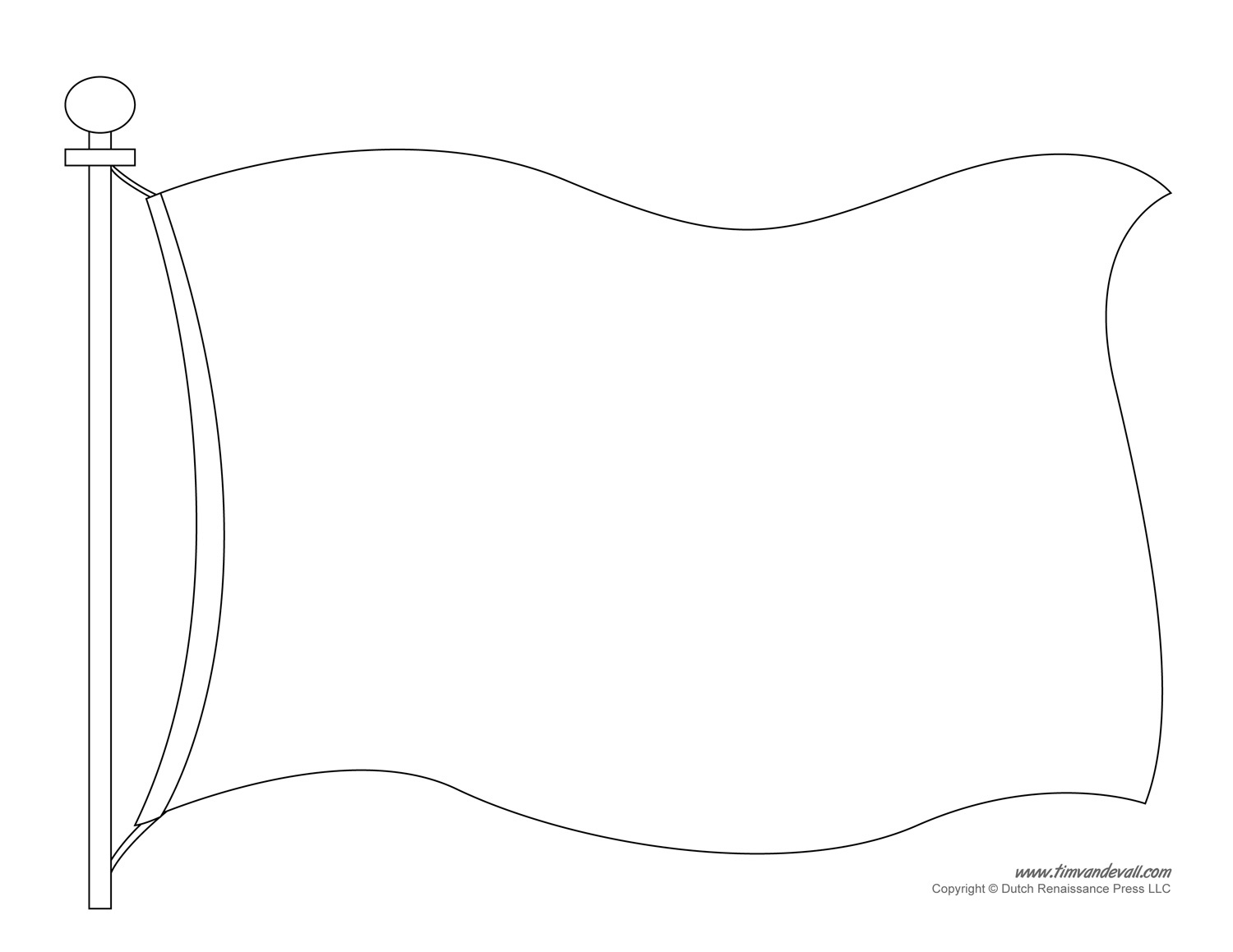 Free Printable Blank Flag Template Free Printable 