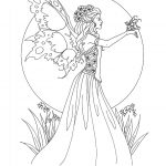 Free Amy Brown Fairy Coloring Pages | Fairie And Elf Coloring Pages   Free Printable Coloring Pages For Adults Dark Fairies
