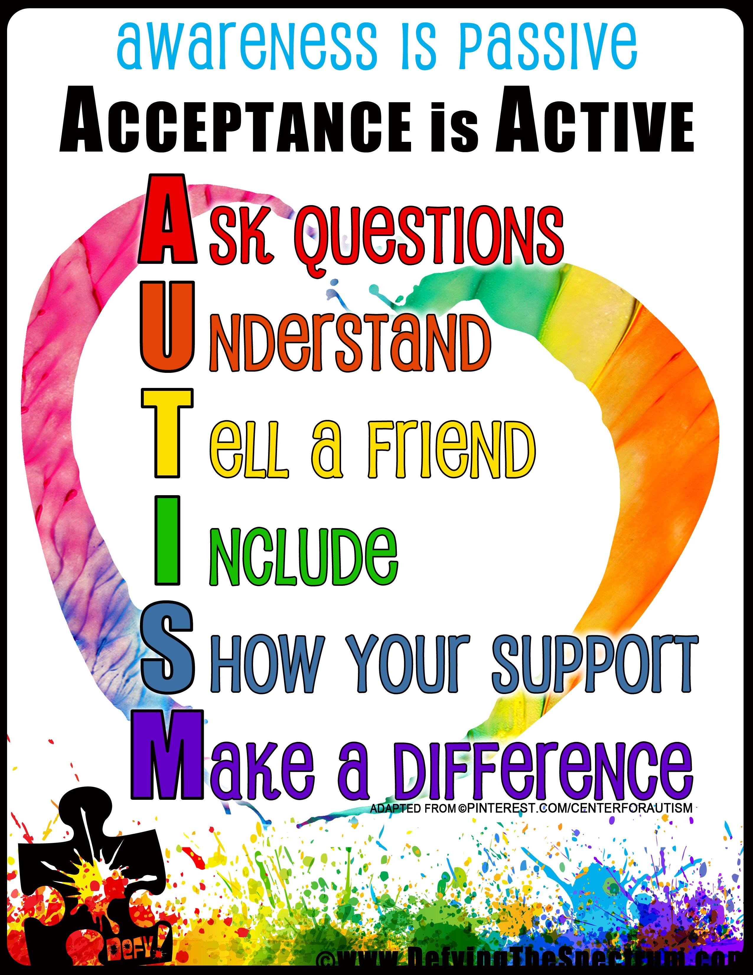 Free Printable Autism Awareness Posters Free Printable