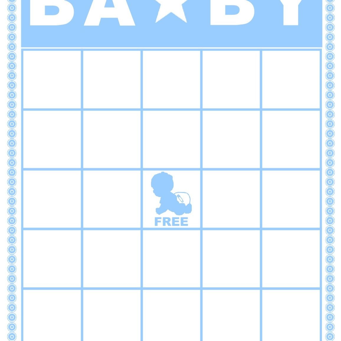 Baby Bingo Free Printable Template Free Printable