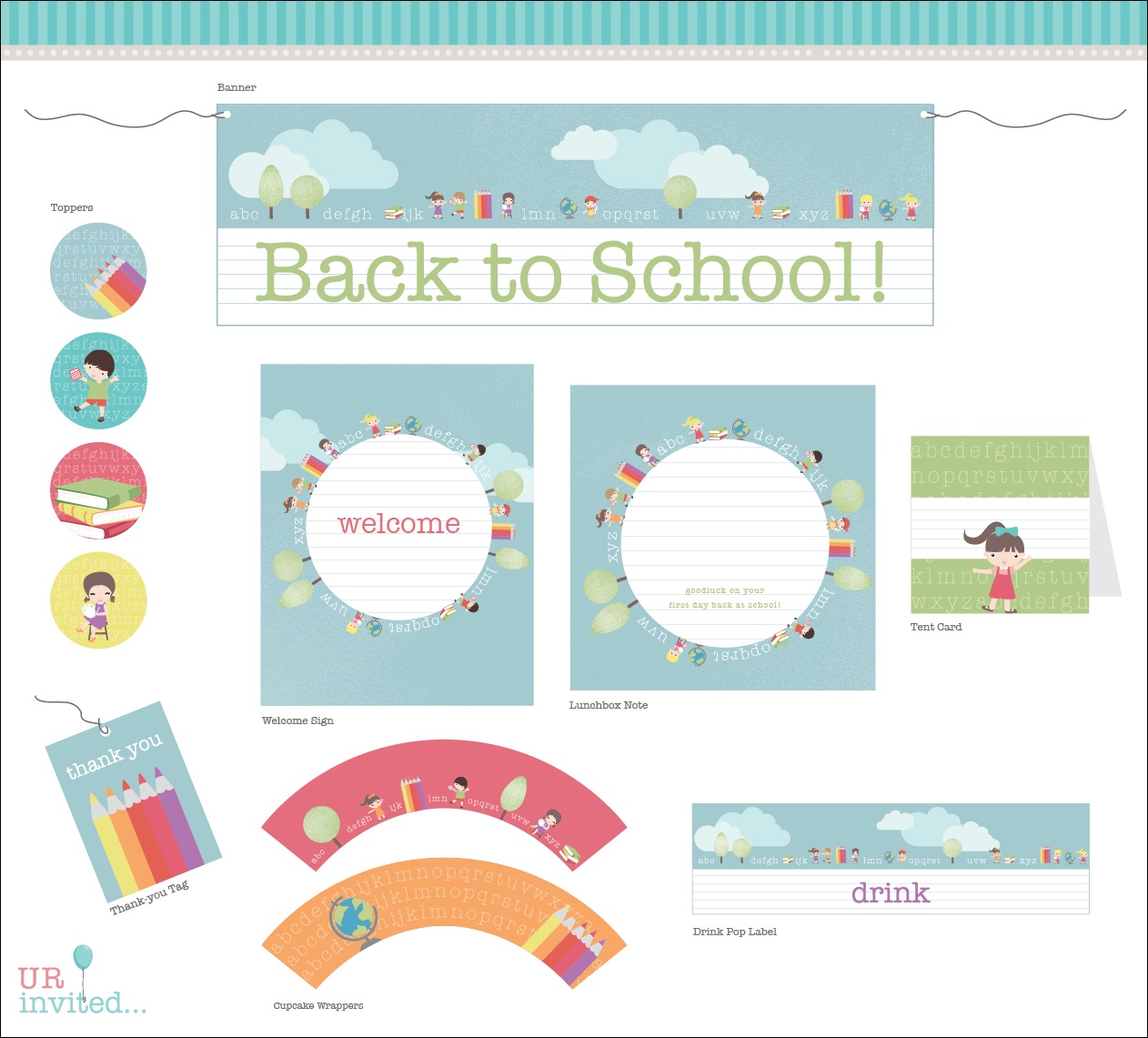 Free Back To School Printable From Urinvited | Catch My Party - Free Printable Back To School