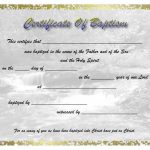 Free Baptism Certificate   Free Online Printable Baptism Certificates