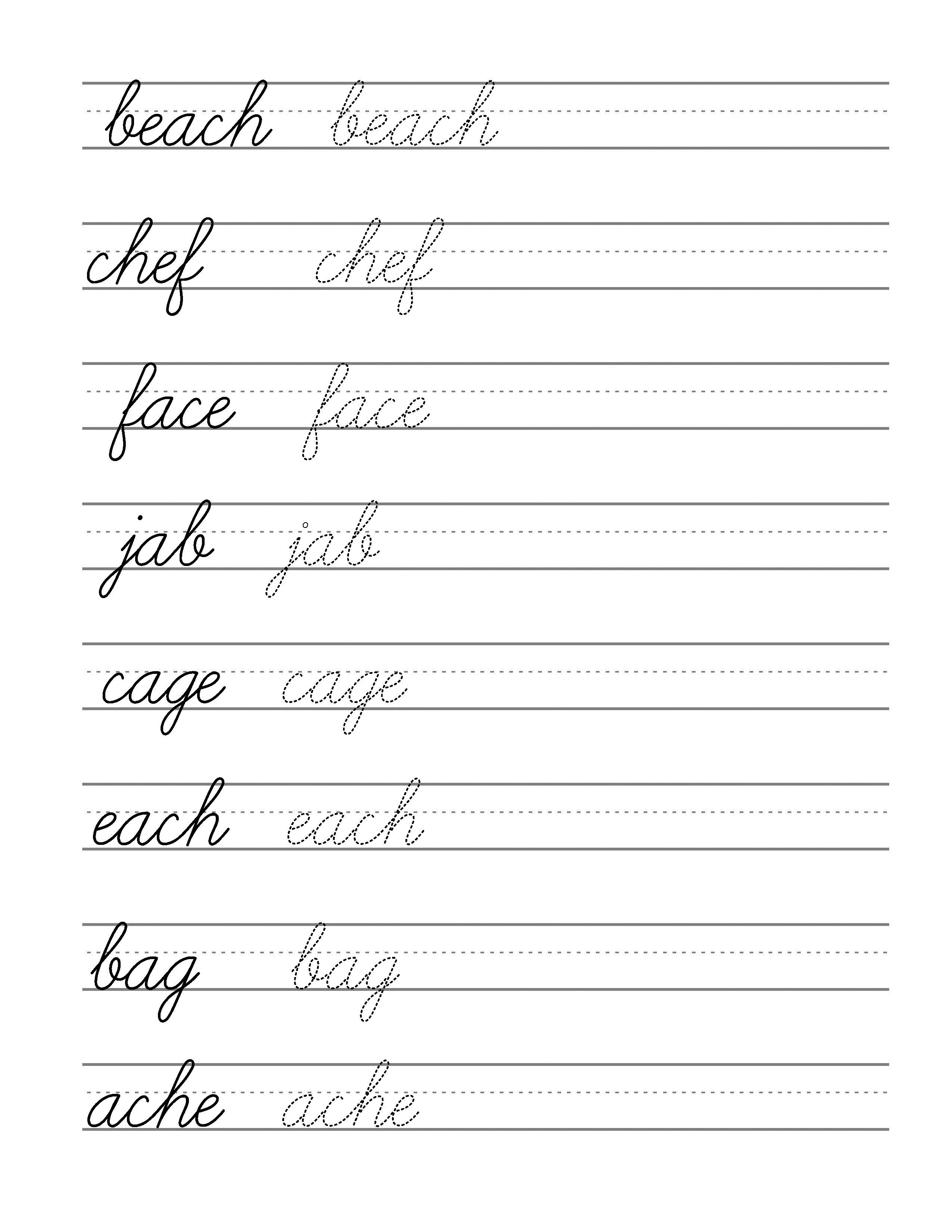 worksheet-for-cursive-handwriting