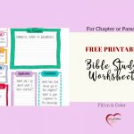 Free Bible Journal Key Worksheet – Bible Journal Love   Free Printable Bible Study Worksheets