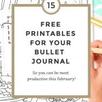 Free Bullet Journal Printables February 2017   Wundertastisch   Free Printable Bullet Journal Pages