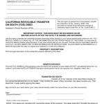Free California Revocable Transfer On Death (Tod) Deed Form   Word   Free Printable Beneficiary Deed